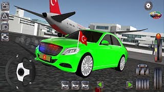 Yeşil Mercedes S600 Başkan Arabası #5 // Passat ve Mercedes S600 Başkan Koruma Araba Oyunu FHD screenshot 5