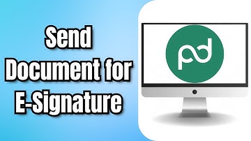 How to Send Document for E Signature in PandaDoc (Easy Tutorial)