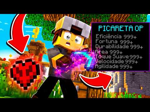 I made an OP PICKAXE in Minecraft Hardcore