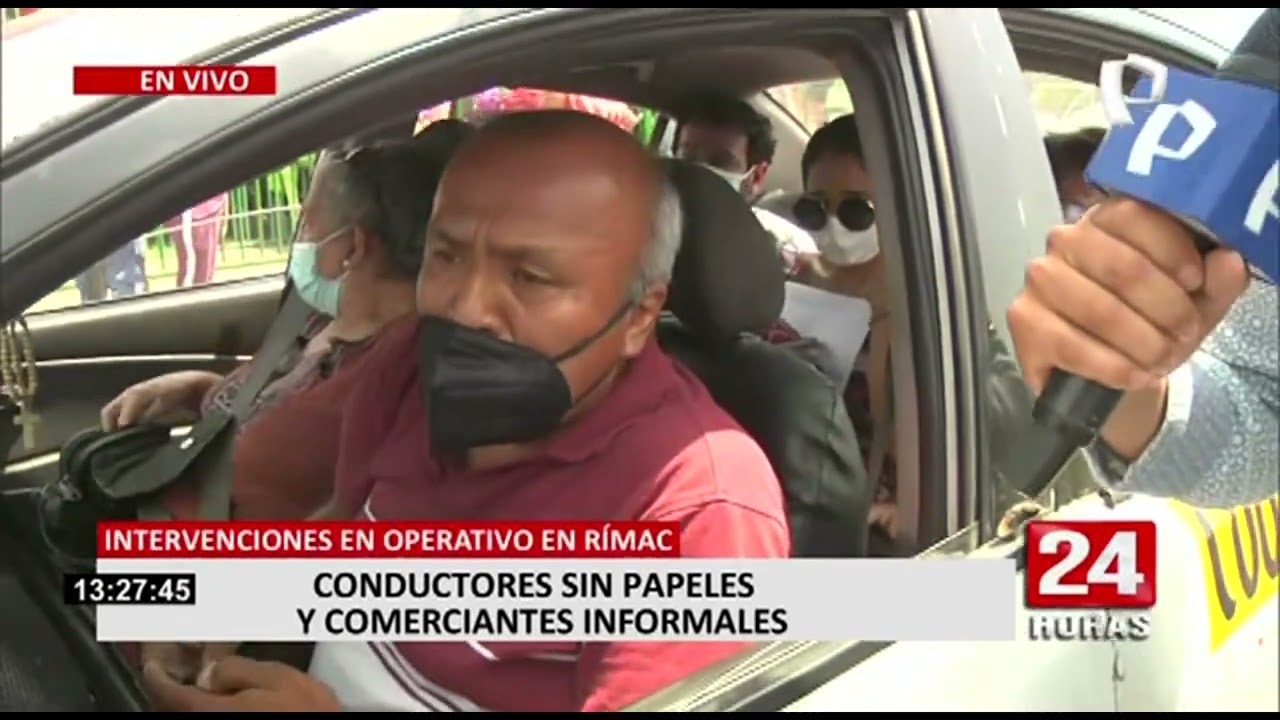 Rímac: Policías y Serenos realizan operativo contra la informalidad