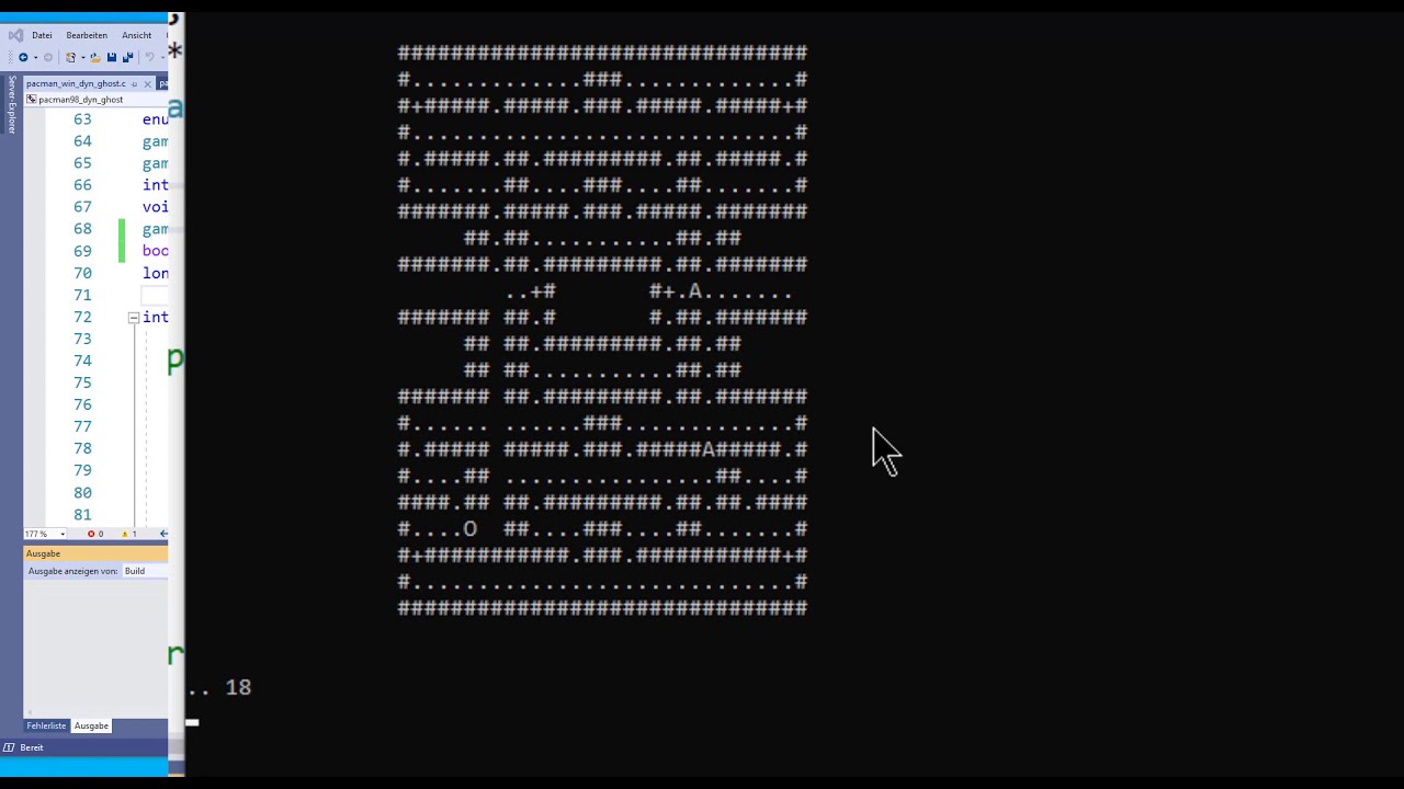 einfache Game Engine in C - Mod: mehrere Geister entstehen lassen - YouTube