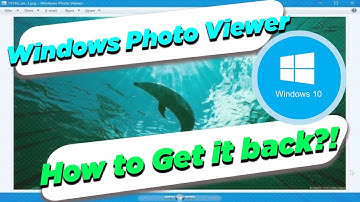 How to Restore Windows Photo Viewer in Windows 10/11