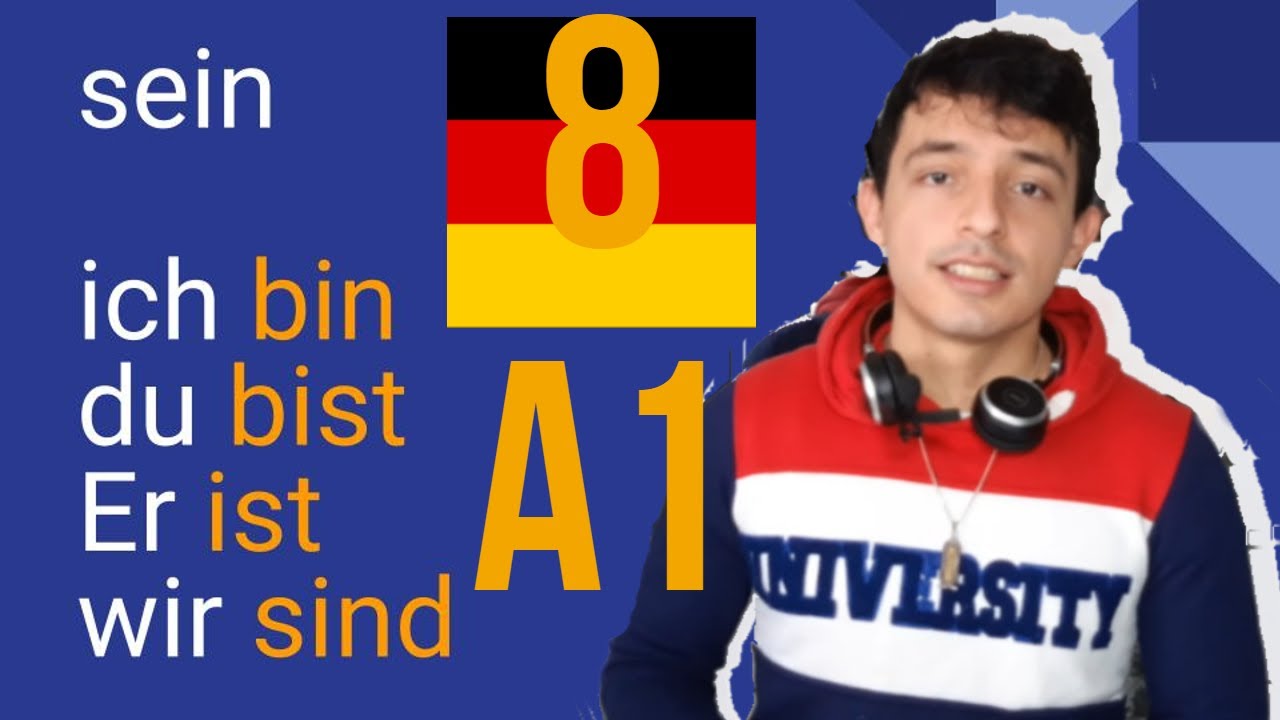 Verbo SER o ESTAR en alemán EXPLICADO FÁCIL - Aprender alemán (Lección 8)