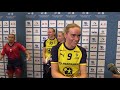 2021 Women's WFC - SWE vs NOR Interviews