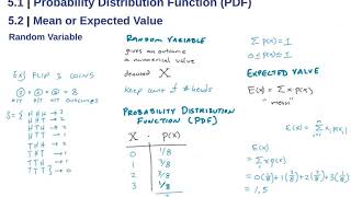 5.1 & 5.2 PDF & Expected Value