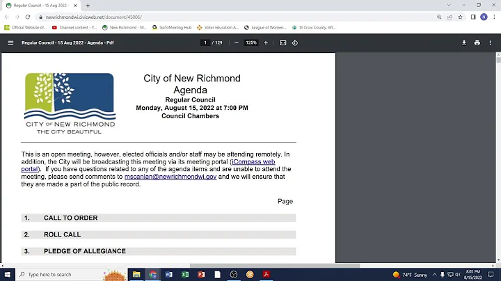 Regular Council - 15 Aug 2022