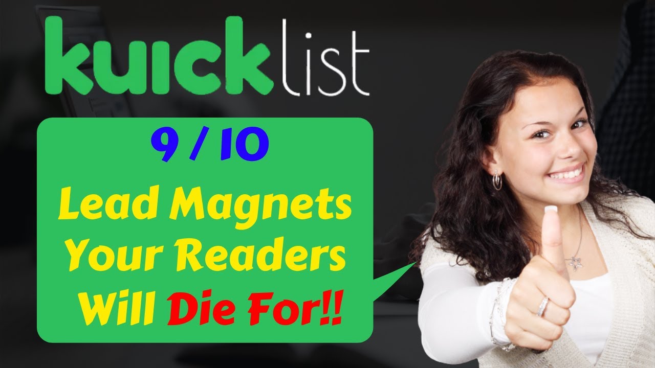 KuickList Review - 9/10 - (V2) Interactive Lead Magnets to Grow Your List!!