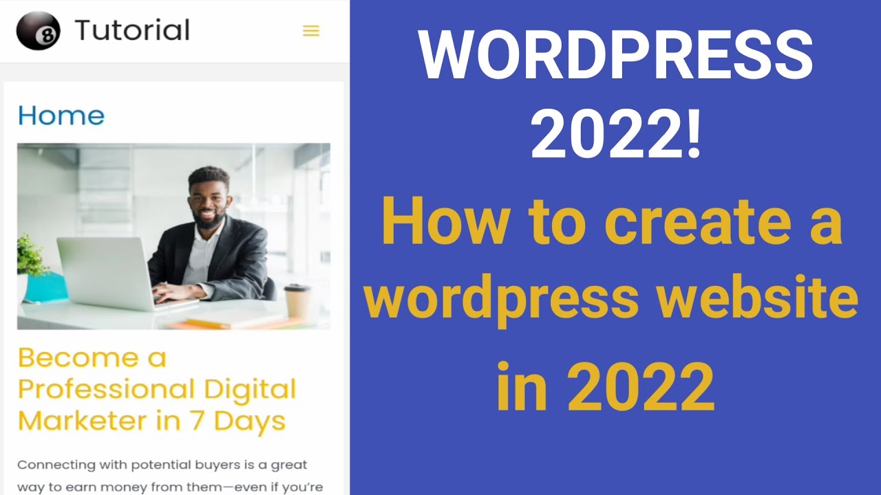 wordpress 2022| How to create a wordpress website in 2022 - YouTube