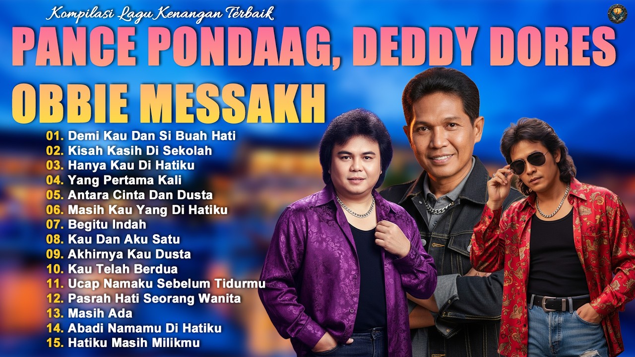 Lagu Lawas Indonesia Terbaik Sepanjang Masa | Pance Pondaag ft Deddy Dores & Obbie Messakh