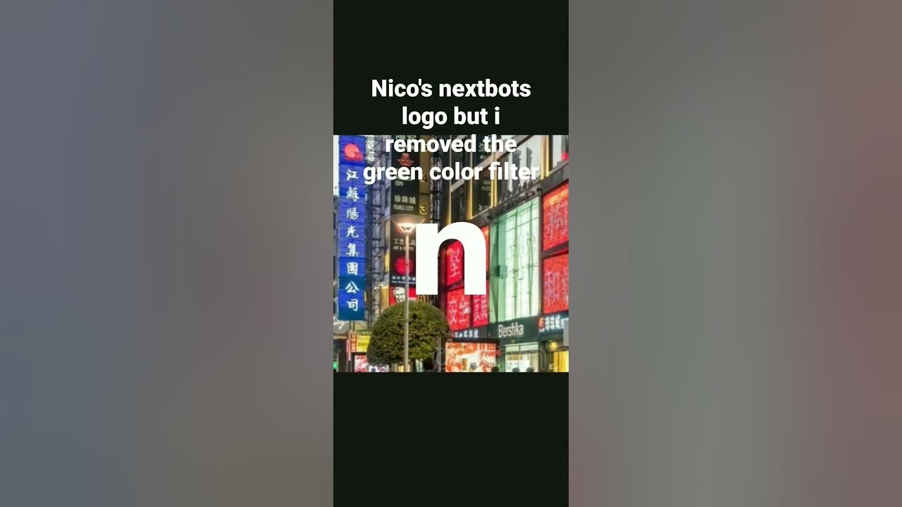 Nico's nextbots logo but i removed the green color filter #nicosnextbots 