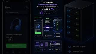 ⚡ How Apps Communicate Behind the Scenes 🔌#api #backend #frontend #fullstack #coding #webdevelopment