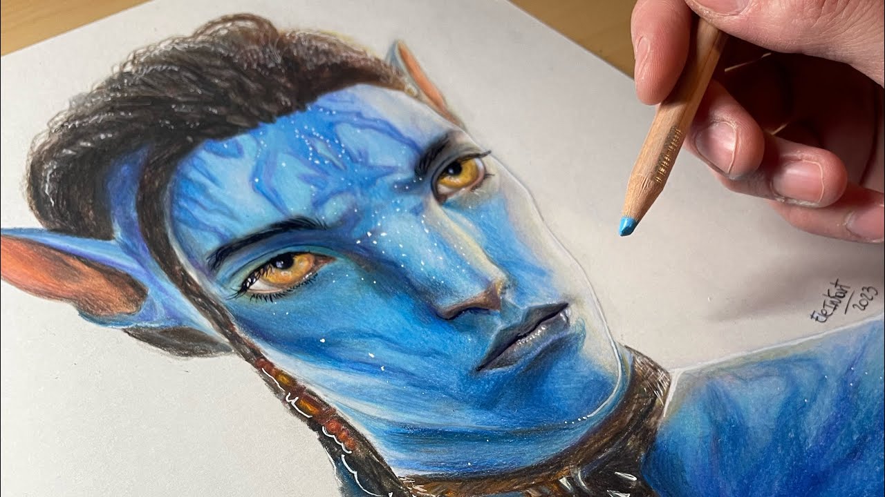 Drawing Avatar - the Way of Water (Lo’ak) - Timelapse | Elena Inkart ...
