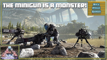 ARK: Genesis 2 | New Item: DEPLOYABLE MINIGUN! All You Need To Know & Spawn Command