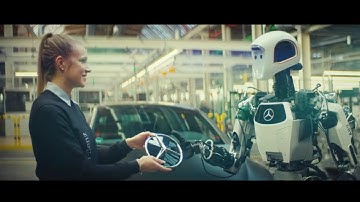 Apollo Humanoid Robot At Mercedes Factory. Apptronik