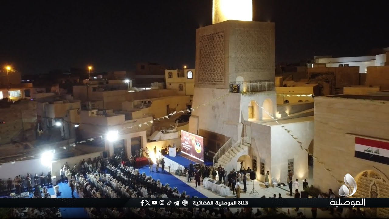 أئمة وخطباء: الاحتفال بالمولد النبوي في جامع النوري الكبير فرحتين: ذكرى ميلاد الرسول وعودة الجامع