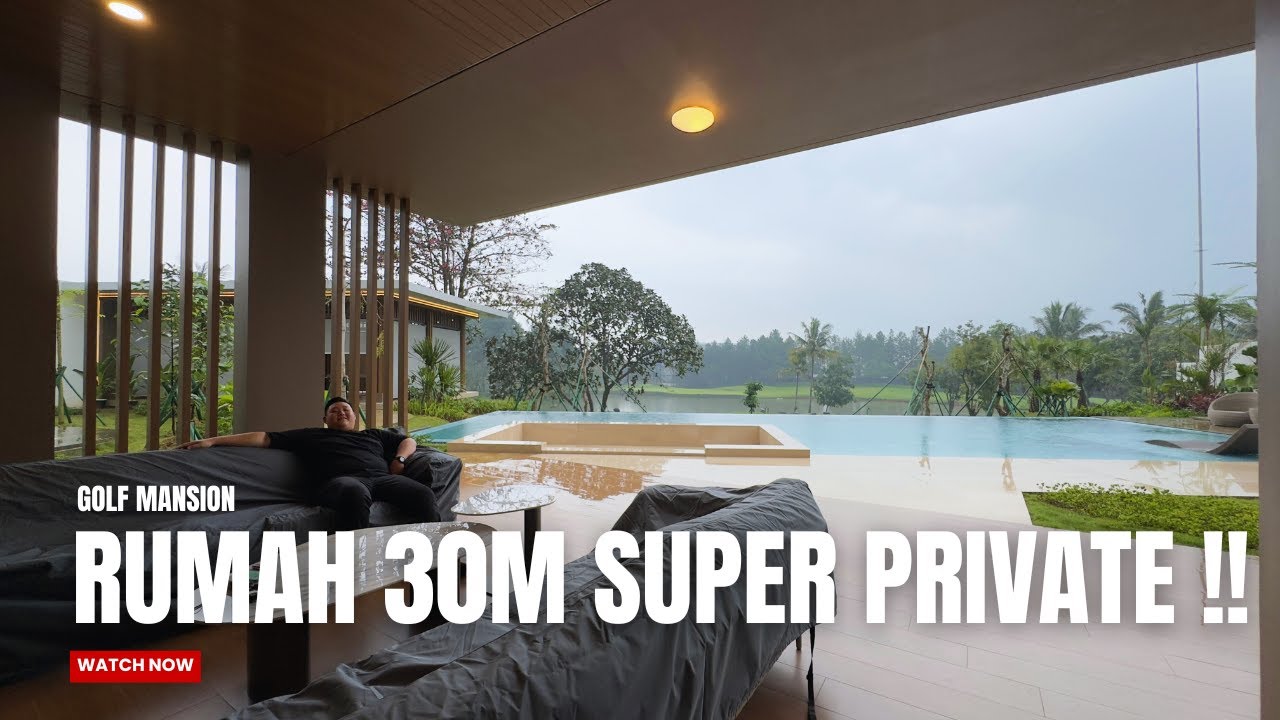 Rumah Super Private Di Sentul 1600m !! Citra Mansion Golf Residence