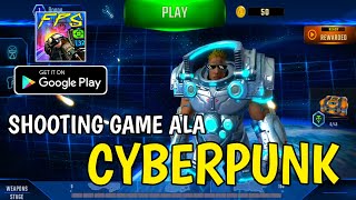 Keren juga nih - FPS Cyberpunk Shooting Game | Deathmatch Arena Online Mobile Game Review & Gameplay screenshot 2