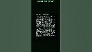 JS Weird: Empty String == 0 (Loose Equality Gotcha)