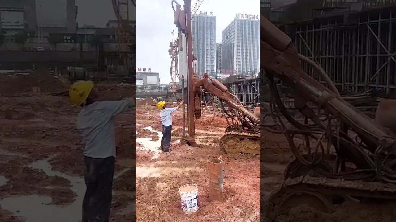 Application of JUGONG open-pit drilling rig in construction industry