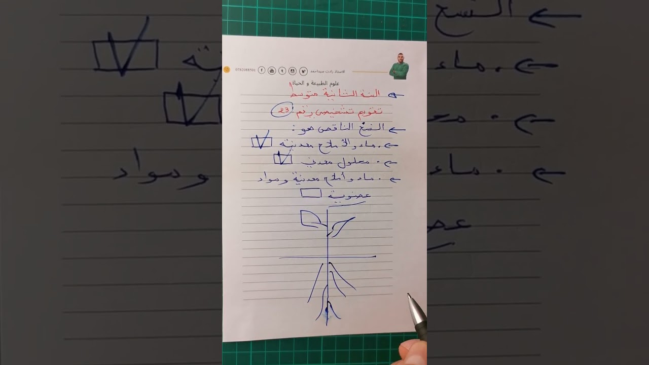 تقويم تشخيصي رقم 23للسنة الثانية متوسطة