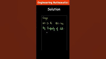 Linear Algebra GATE 2014 Questions I Engineering Mathematics for GATE ESE #shorts #priyankasharma