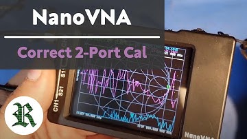 NanoVNA (rev3.4): Correct 2-Port Calibration