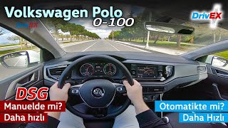 Yeni Vw Polo 1.6 TDI DSG 0-100 //POV