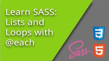 Learn SASS   Lists and Loops