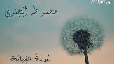 سورة القيامة كاملة - محمد طه الجندي