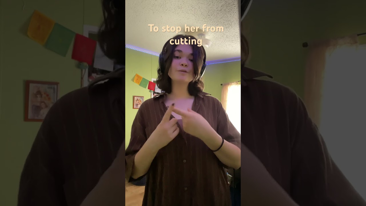 Blue Hair- TV Girl (ASL Cover) 