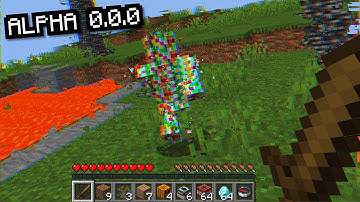 Minecraft Alpha 0.0.0 is TERRIFYING...