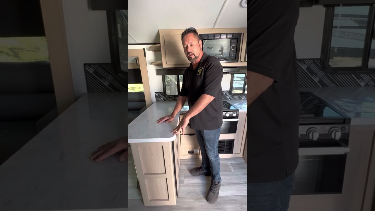 Double opposing slides spacious rear living- 2022 Radiance R27-RE travel trailer