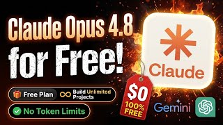 Claude Opus 4.8 FREE - No Token Limit, No Credit Card! (New 2026 Method to Unlock Unlimited) screenshot 3
