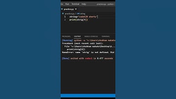 HOW PRINT INDEX OF A STRING #python #python3 #learnpython #coding