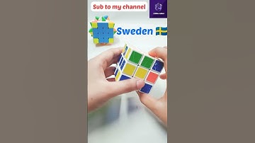 Sweden 🇸🇪Country Flags | Rubik