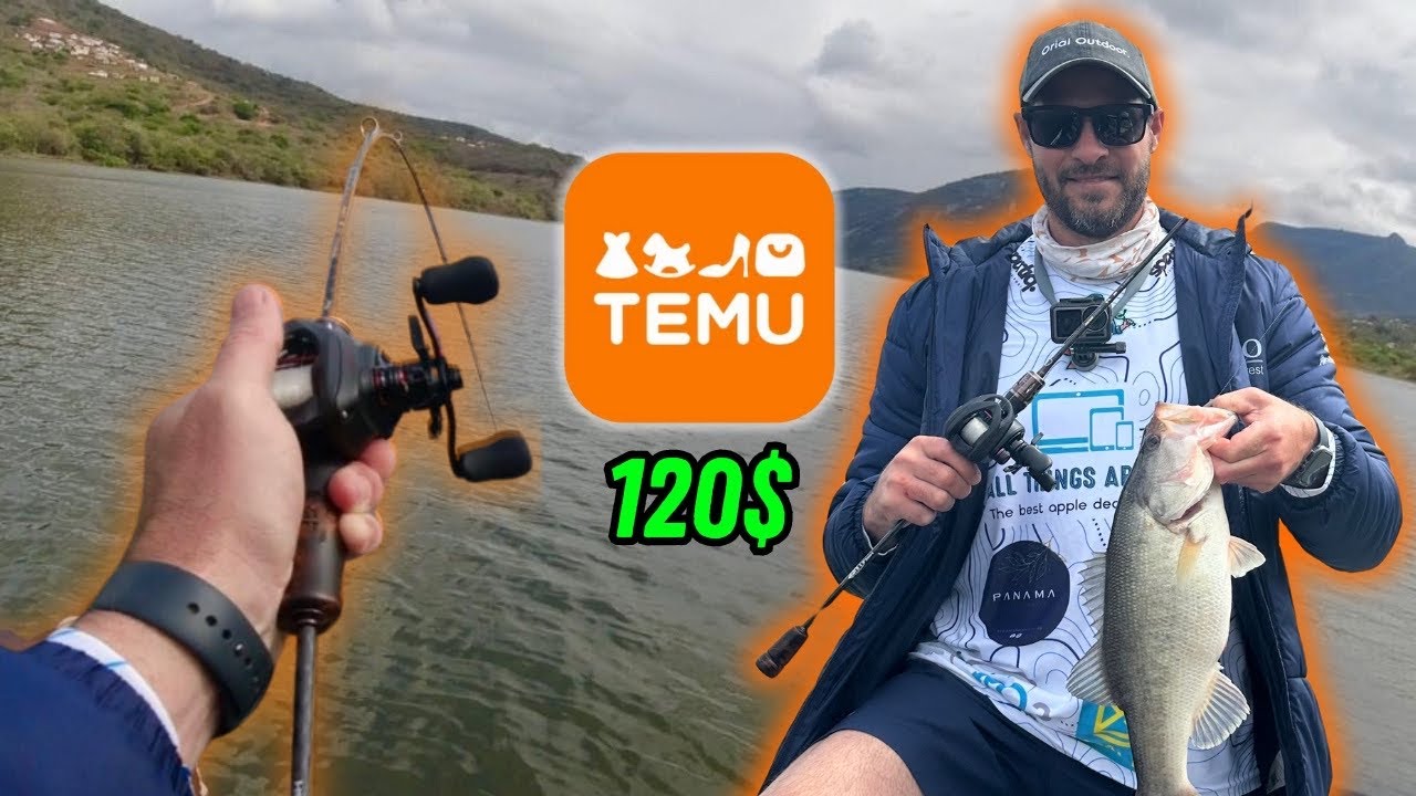 Temu 120$ Bass Fishing Challenge!!