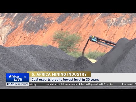 South Africa’s coal exports drop to lowest level in 30 years
