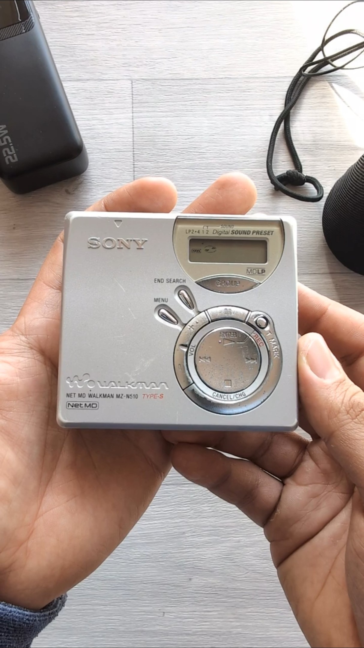 Sony MZ-N510 Mini Disc Player Net MD Walkman Type-S #youtubeshorts