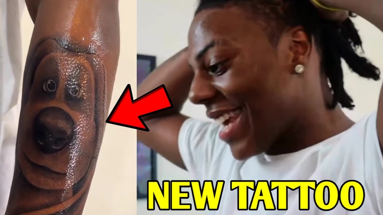 YouTuber gets a Talking Ben Game Tattoo  IShowSpeed Talking Ben  Speed  Live  shorts  YouTube