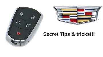Cadillac /GM key fob features How to use tips and tricks.