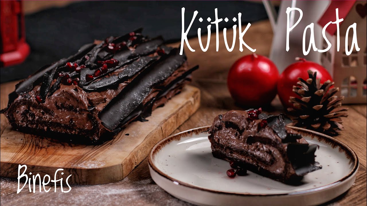 Kütük Pasta (Yılbaşına Özel - Tam Bir Kutlama Pastası) | Binefis