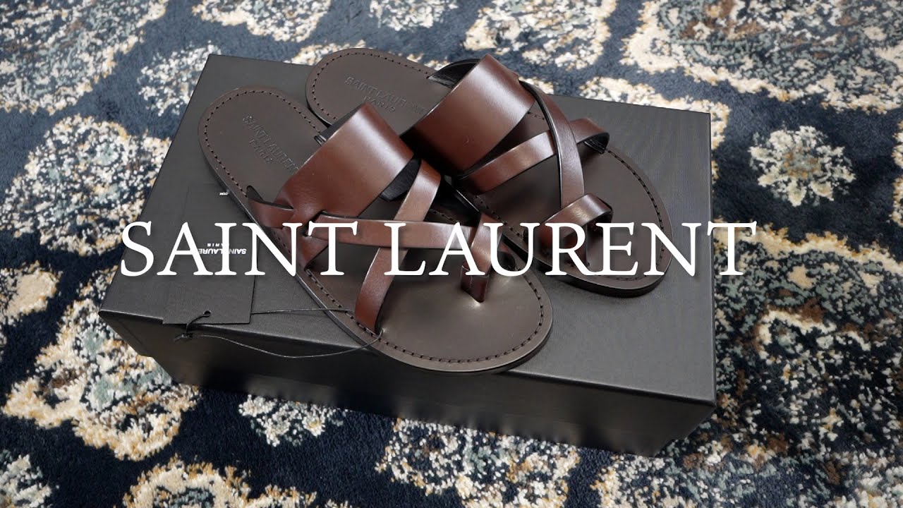 【SAINT LAURENT】サンローラン カルヴァー・フラットミュール
