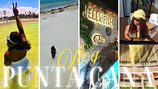 Punta Cana(Travel VLOG)-JellyFish Restaurant-Beach Days-Food-Relaxing Resort