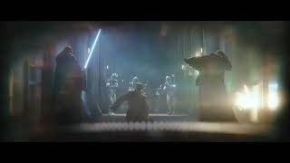 501st legion enterning the temple but with clone army march