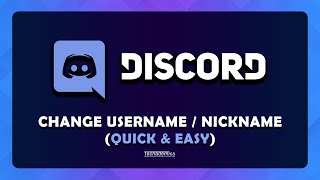 How To Change Your Discord Username | Step By Step