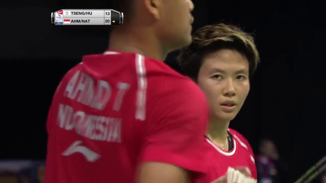 [XD R2] Tontowi Ahmad/Liliyana Natsir Vs Tseng Min Hao/Ling Fang Hu  - BWF World Championships 2017