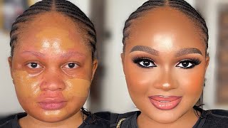 How I Transformed My Beautiful Client // SOFT Glam Makeup Tutorial screenshot 1