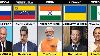 World Leaders Original Jobs From Different Countries