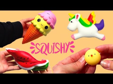 Squishy ! Anti-stress originaux à tester┃Reva ytb 