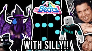 1V1 AGAINST SILLYFANGIRL IN ROBLOX ROBEATS... (can i win once???) - Roblox